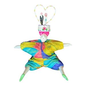 VTG POUPEE MILLET CERRI ART HAND MADE IN FRANCE DOLL 14” Wedding Doll-signed